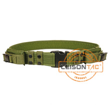 Cinturón de servicio de policía militar Norma ISO de nylon con bolsas (JYPD-NL24B)